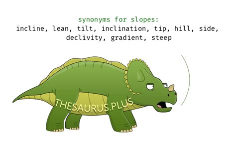 slope synonyms|words similar to slopes.